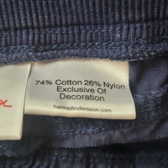 Hanna Andersson Twill Jogger Pant Navy Size 140 = 10 - Picture 9 of 9